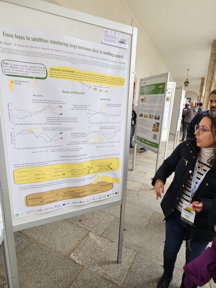 paella_lab's tweet photo. Presentando los resultados del Proyecto Incremento/Restaura y los resultados de tesis de Mariana @UniAveiro en en XVII Congreso Ibérico de Mamíferos @secem https://t.co/9aCKgM5EKC