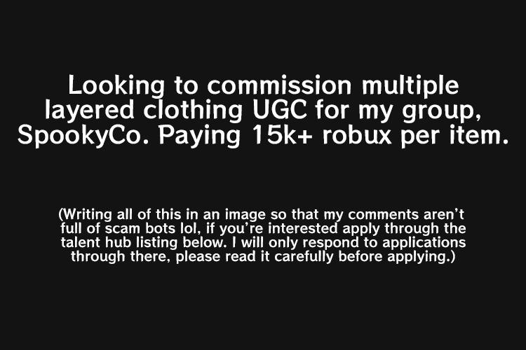 Merilaux's tweet image. If you know how to make LC, please read this (will delete once I find someone)
#Roblox #RobloxUGC