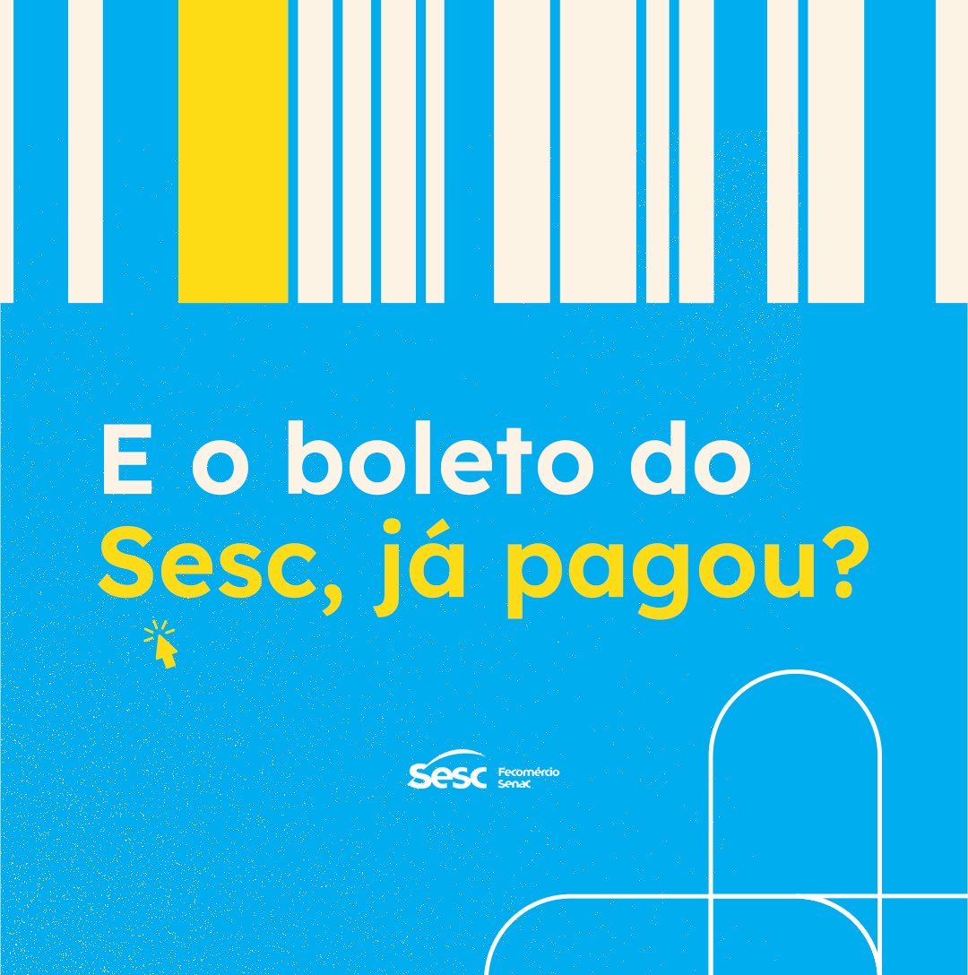 Já conferiu o boleto do Sesc deste mês? Acesse o site, faça o pagamento em poucos cliques e mantenha seu credenciamento em dia.

🔗 sescdf.com.br/login