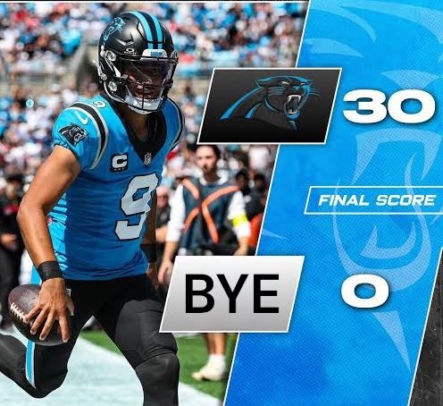 For the first time in NFL History the Panthers have won the BYE week.😭🙌🏻

#KeepPounding