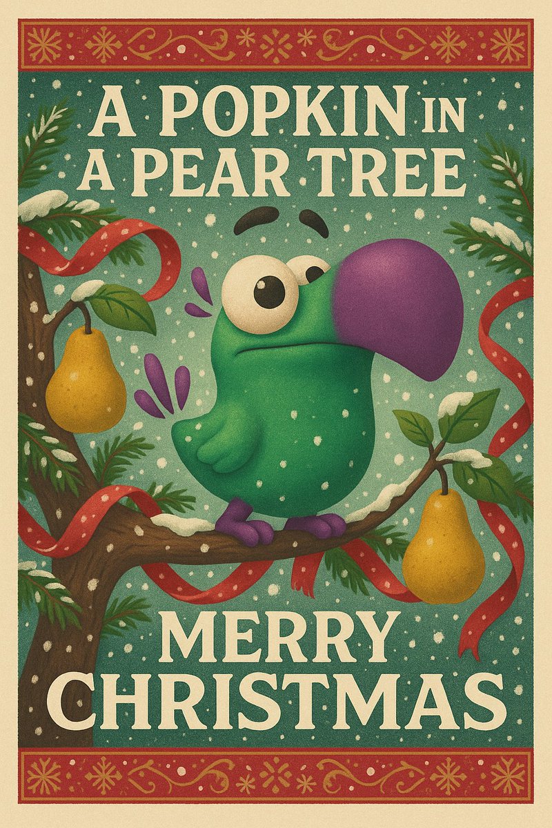 Klimenko_V's tweet photo. “On the first day of Christmas, my true love gave to me… a Popkin in a Pear Tree!” 🦖
@Claynosaurz #12DaysOfClay https://t.co/YyqYGzGCWI