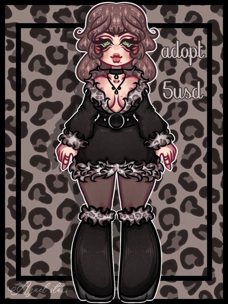 Adoptable 5-10usd #adopt #adoptable #Character_OriginalGirl #character #characterart #sale #sell #art #artist