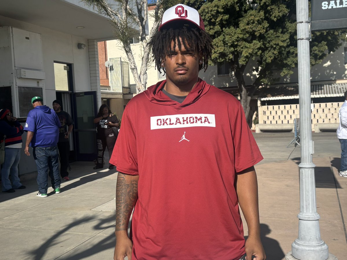 New Oklahoma DL commit Elija Harmon 

<a href="/Josh_Scoop/">Josh McCuistion</a> / <a href="/ParkerThune/">Parker Thune</a>