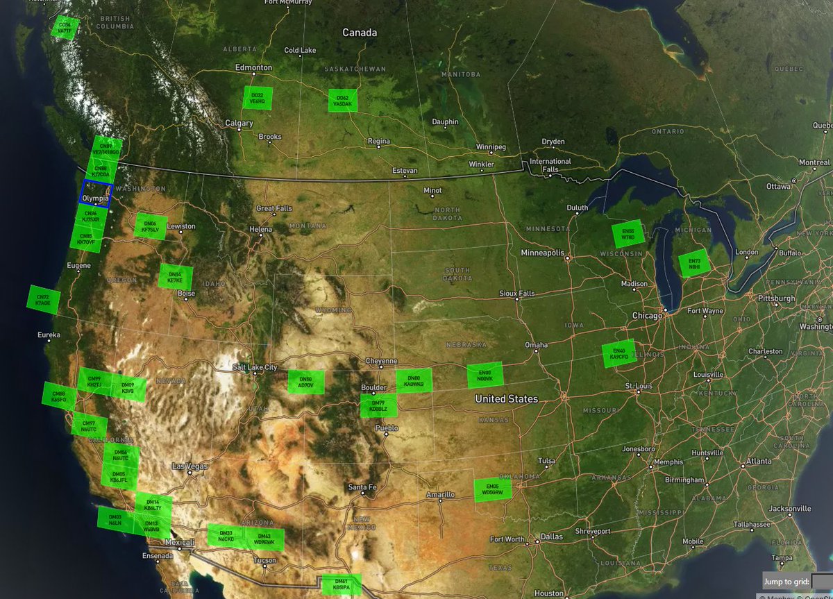 vk3ehg's tweet image. 久しぶりにGridmasterにアクセスしてW3EHGでアカウント開設。やっぱり見える化は重要。地元のCN87はN5LQとQSO済みだが未CFM...。気長に楽しみます。#VUCC #w3ehgsat #gridmaster