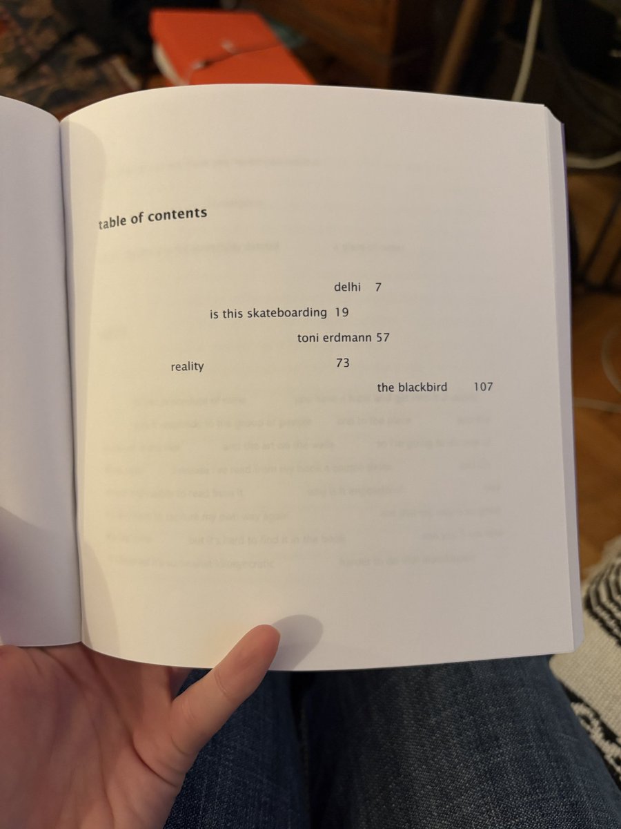 elenasb_'s tweet photo. Yet again I want to plug my bf Chris’s stunning book. It’s the work of a working mind; these poems read like essays and were performed (mostly) live as loose lecture-y things first; it is intellectual and psychological vulnerability as art. Just take a look at that TOC. https://t.co/mvt1vQqBSC