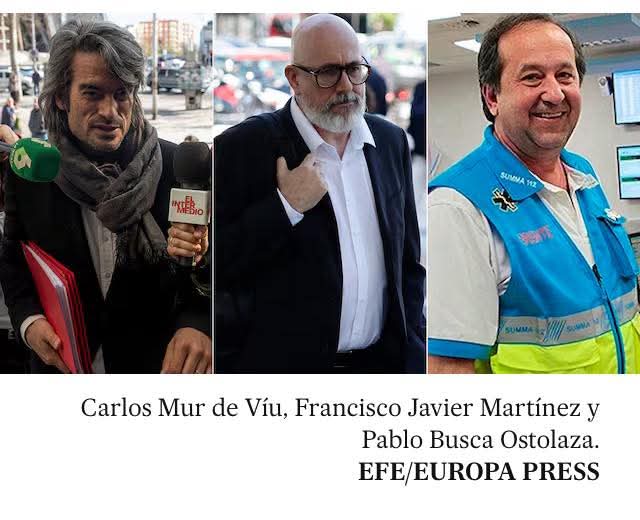 Faltan Ayuso y Escudero.

Ex altos cargos del Gobierno de Ayuso imputados en el ‘caso residencias’ vuelven la semana que viene a los juzgados.

“Tres ex altos cargos de la Comunidad de Madrid deben declarar como investigados el martes y el miércoles en dos juzgados de la región