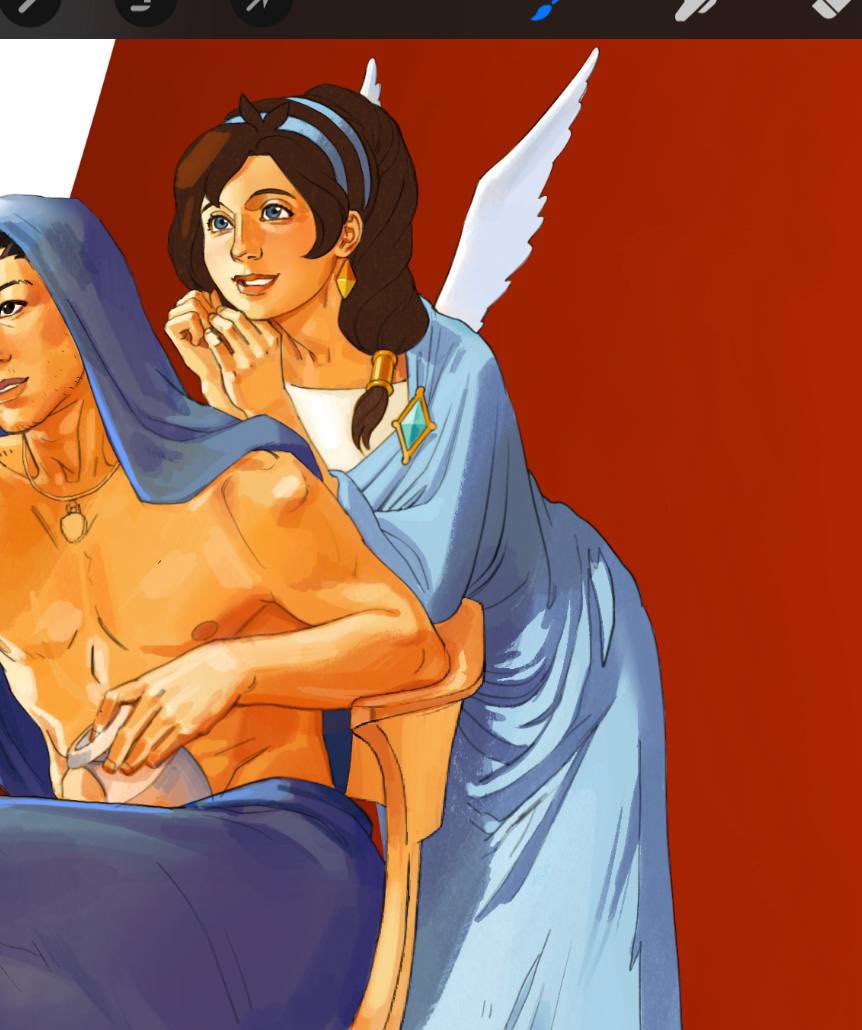 How about Wright and Co. but in ancient Greece? #AceAttorney