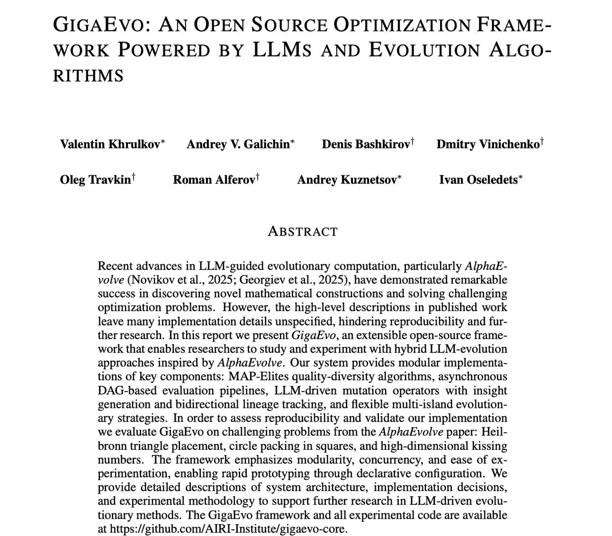 Google DeepMind's AlphaEvolve was a breakthrough, but it was closed source. Now we have an open alternative.

The intersection of Large Language Models and Evolutionary Algorithms is one of the most exciting frontiers in AI. The idea is simple: instead of random mutations, use an