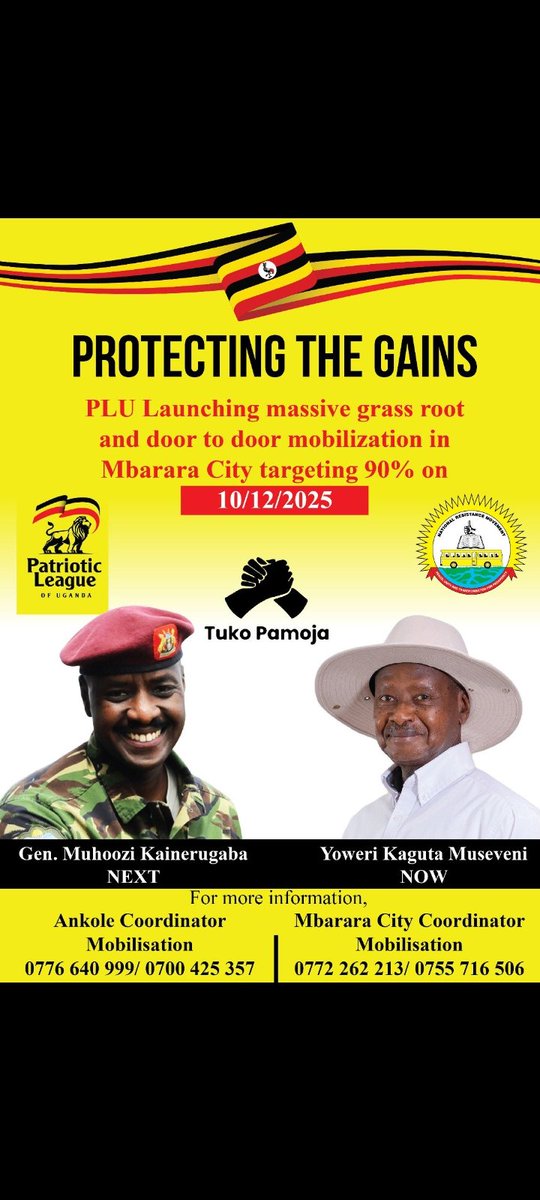 Stevenkamugira's tweet photo. Mbarara city for Mzee @KagutaMuseveni ����🇬👍

#protectingthegains 🇺🇬👍
#Tukopamoja🇺🇬👍✊ https://t.co/BG2yGeHNAP