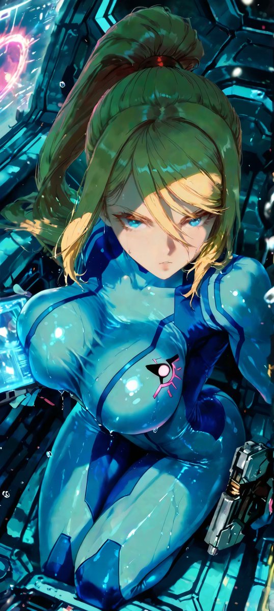 GraveAillust's tweet photo. Part 2 of my Samus piece...
Zero Suit Samus 😏
#AIイラスト #AIart 

SFW https://t.co/KKnFAkUvXZ