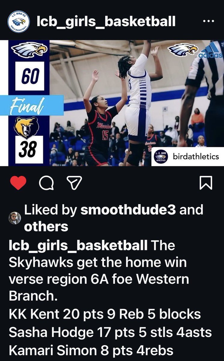 Great Win for the Lady Skyhawks!!!