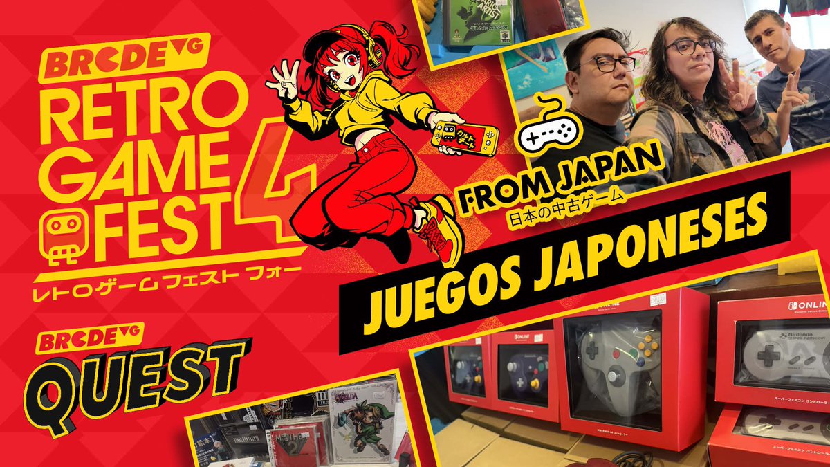 ¿Qué va a llevar la banda de <a href="/FromJapanmx/">From Japan</a> a RETRO GAME FEST 4? 🇯🇵

Acompáñanos a descubrir todos los nuevos juegos japoneses, mercancía limitada, ediciones especiales y otras sorpresas que tendrán a la venta en la edición de este año 👾💸

▶️ youtu.be/xiJQuWIEw_4