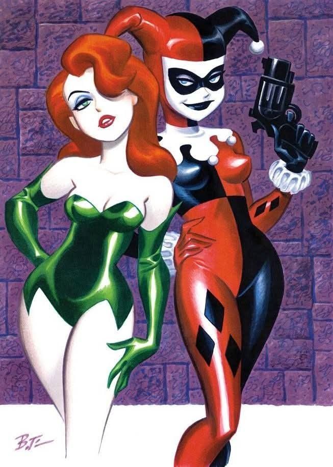 The artwork of Batman by Bruce Timm