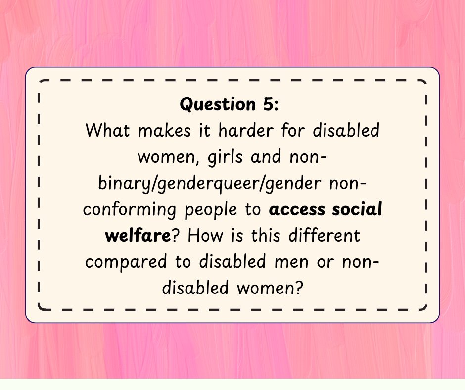 DisabilityHubIE's tweet image. 🌸 Disabled Women &amp;amp; Poverty Highlights - Part 5

In this highlight we share some responses from the fifth question posed to our participants during our Disabled Women &amp;amp; Poverty event with @DW_Ireland about Access to Social Welfare.

Full highlight here: …lityparticipationnewshub.substack.com/p/disabled-wom…