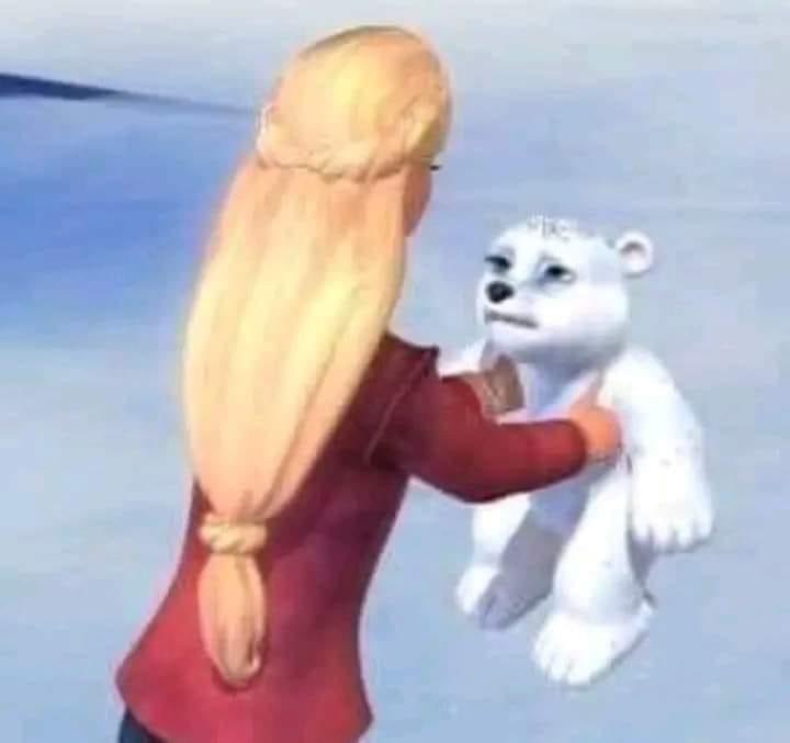 Cuando te sientas estupid@ recuerda que este oso polar se moria de frío