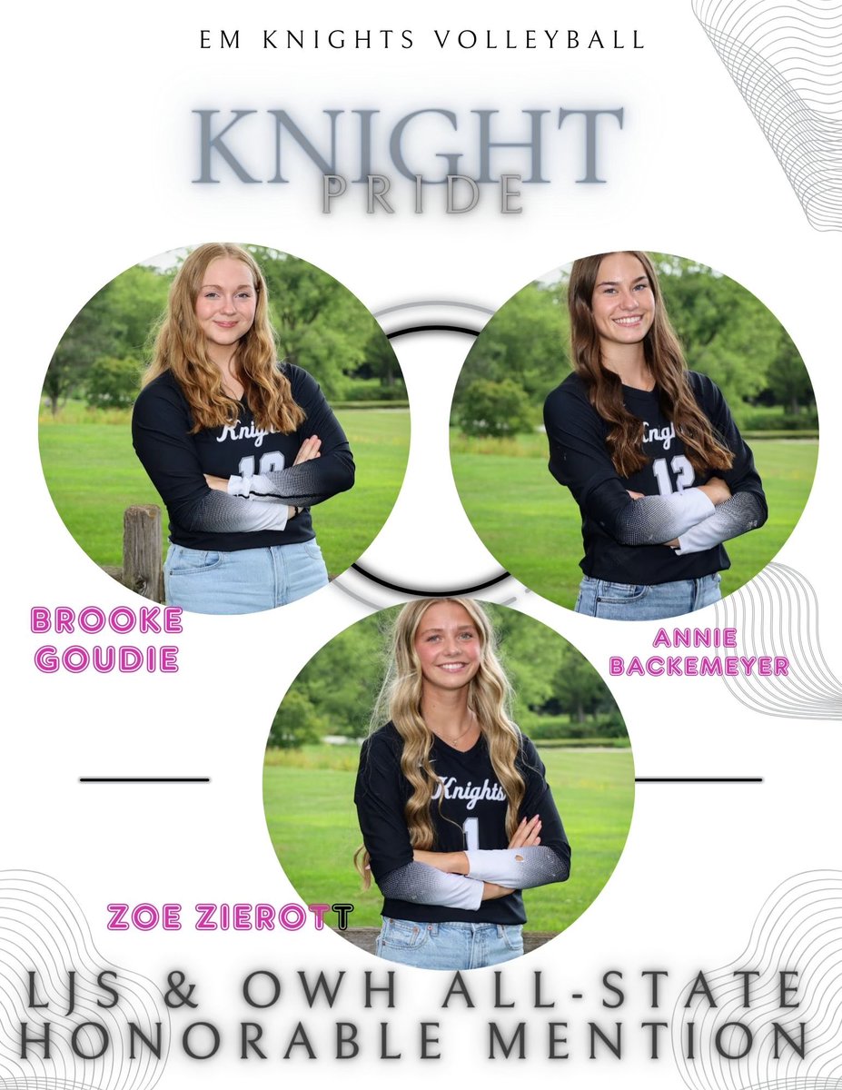 EM Lady Knights Volleyball tweet media