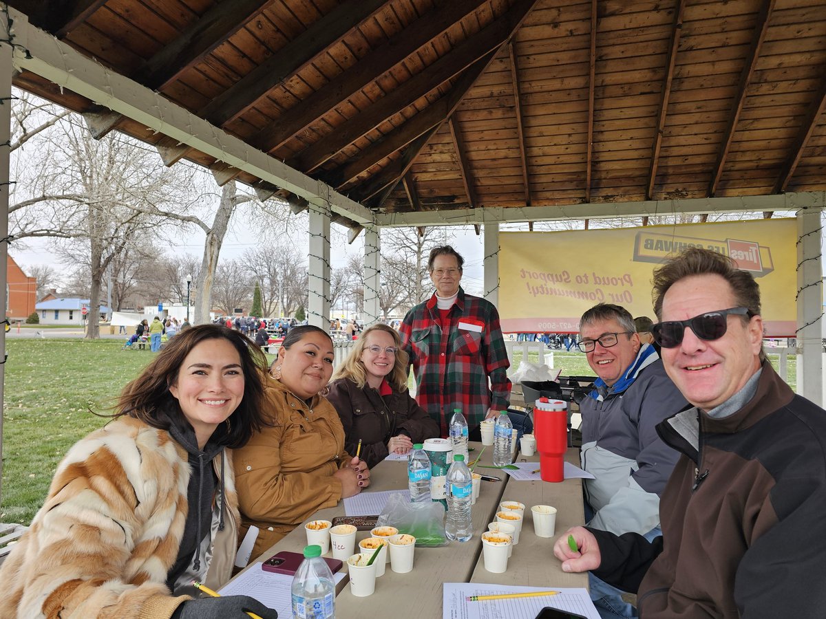 DustyAJohnsonCO's tweet photo. Had fun being one of the judges for the 15th Annual Rotary Club of Fort Morgan's Chili and Soup Contest yesterday! It was great to see the community come together for delicious food and fun activities.
#HD63 #RuralMatters #Community #Rotary #FourWayTest https://t.co/Ow7qNVv5Nv