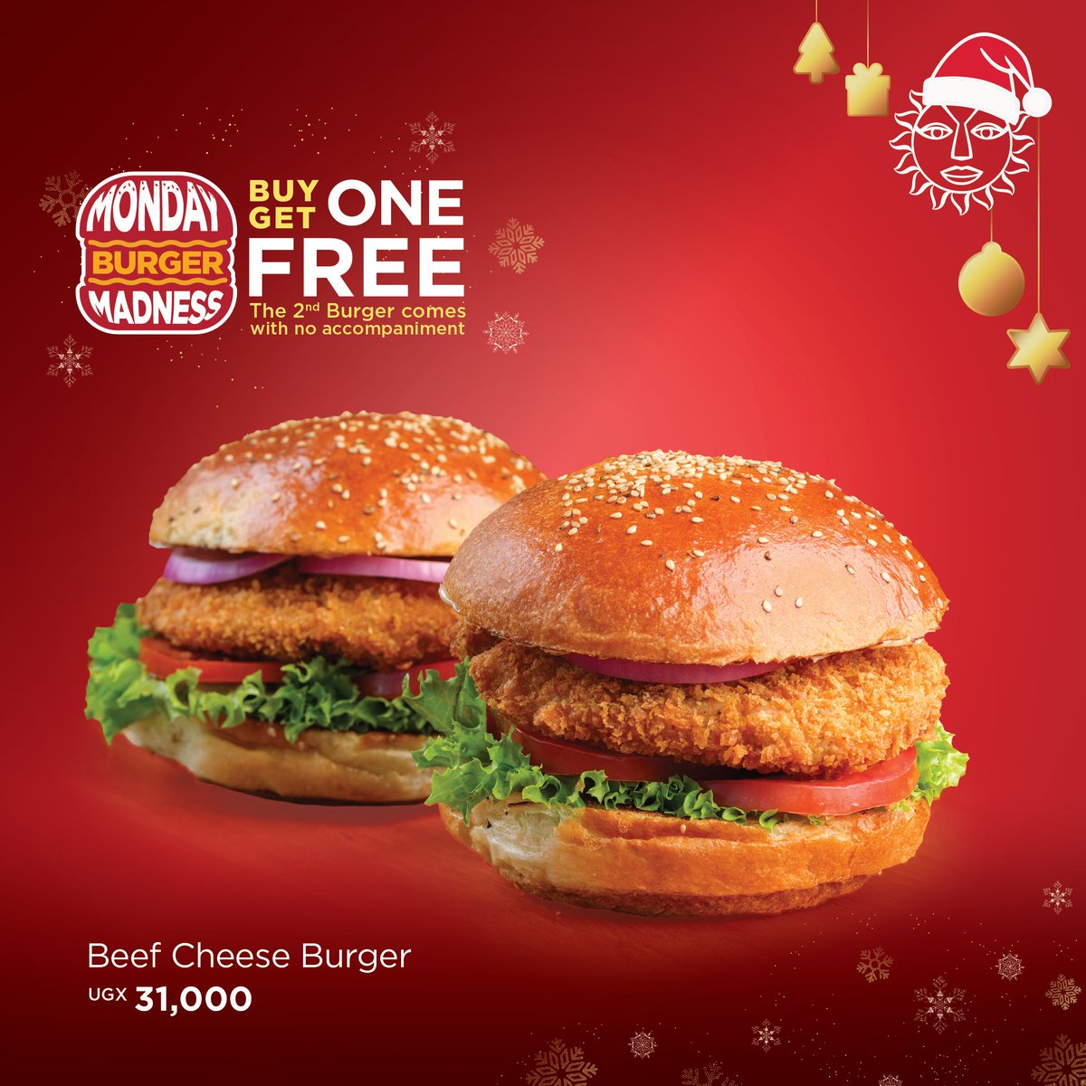 JavaHouseUG's tweet image. No Monday blues with #MondayBurgerMadness🍔

BUY 1 🤗  GET 1  🥰 FREE 😎

Place an order from all our branches and on order via Glovo.

*Offer valid on Mondays*
#MadeWithLove