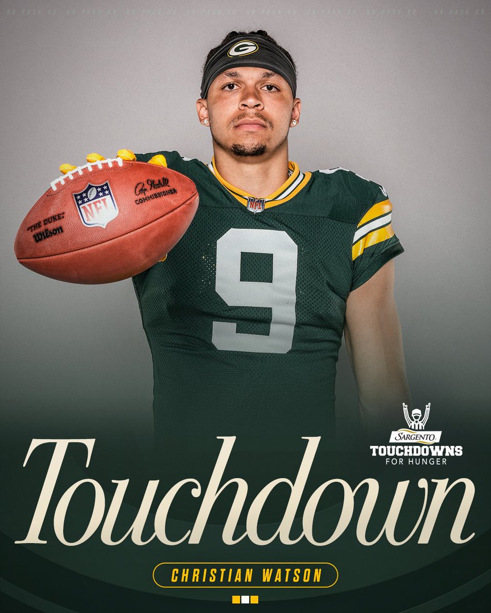 Watson wanders in for six 🔥

#ProBowlVote + Christian Watson