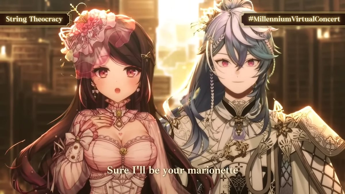 You've heard of String Theory. You've heard of String Theology. But have you heard STRING THEOCRACY by MILI sung by me and <a href="/HimemiyaRie/">Himemiya Rie 👑💌 Phase Connect</a> ?!

Watch the concert where I show up here! youtube.com/watch?v=T6YQ-k…