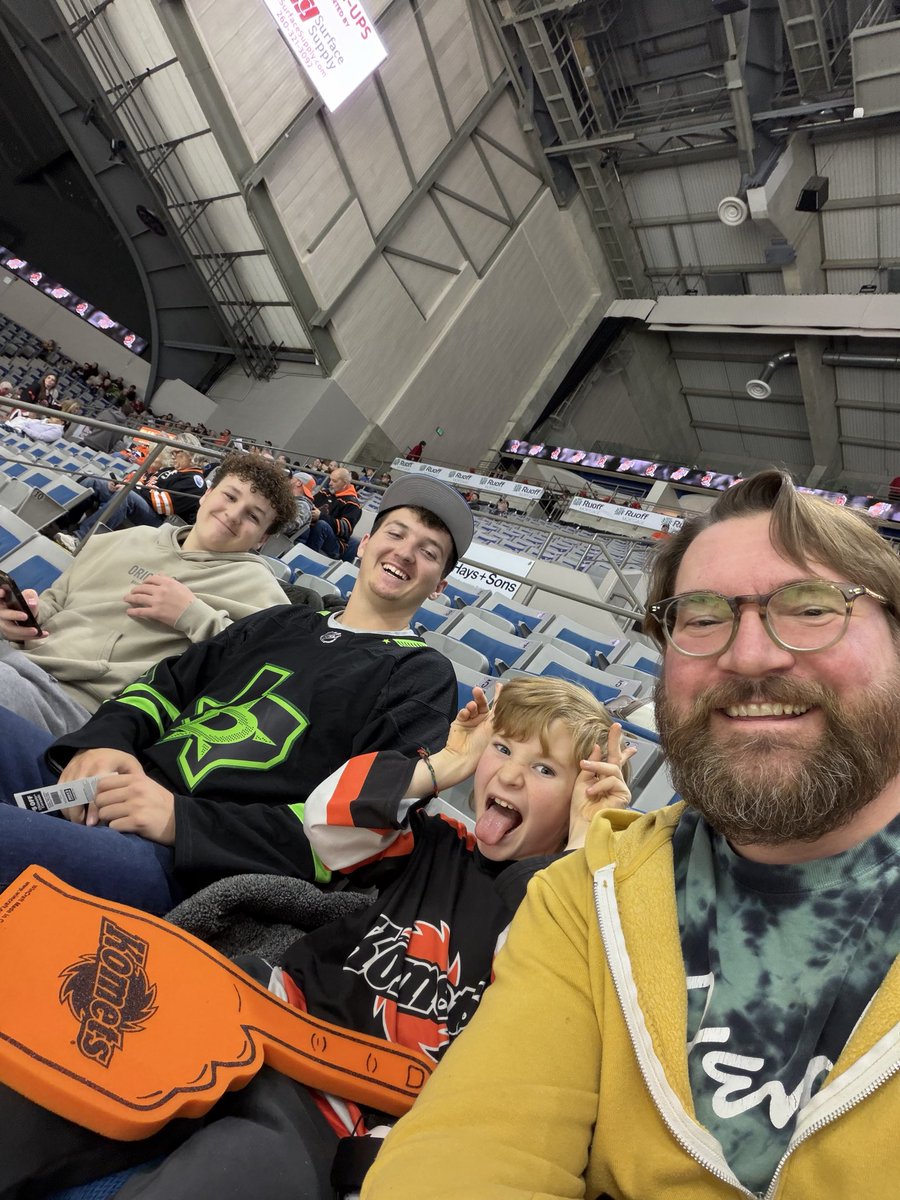 Hockey Night in Fort Wayne. #letsgokomets