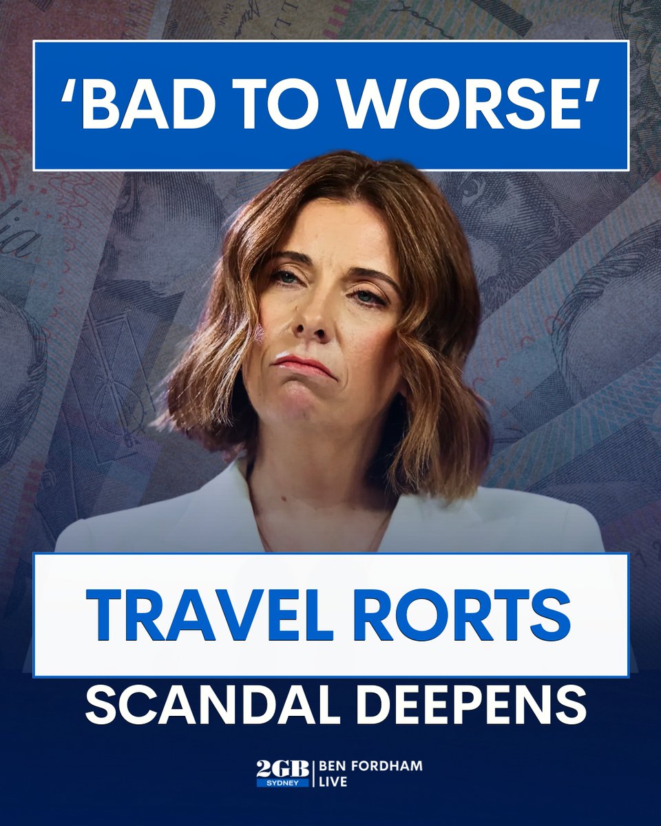 BenFordhamLive's tweet photo. Things are going from bad to worse for Anika Wells.

The Communications Minister is embroiled in a travel rorts scandal.

And it keeps getting deeper by the day.

Listen to the latest details HERE.

🎧https://t.co/rPHwx7anCs🎧 https://t.co/QbCz7MgXSP