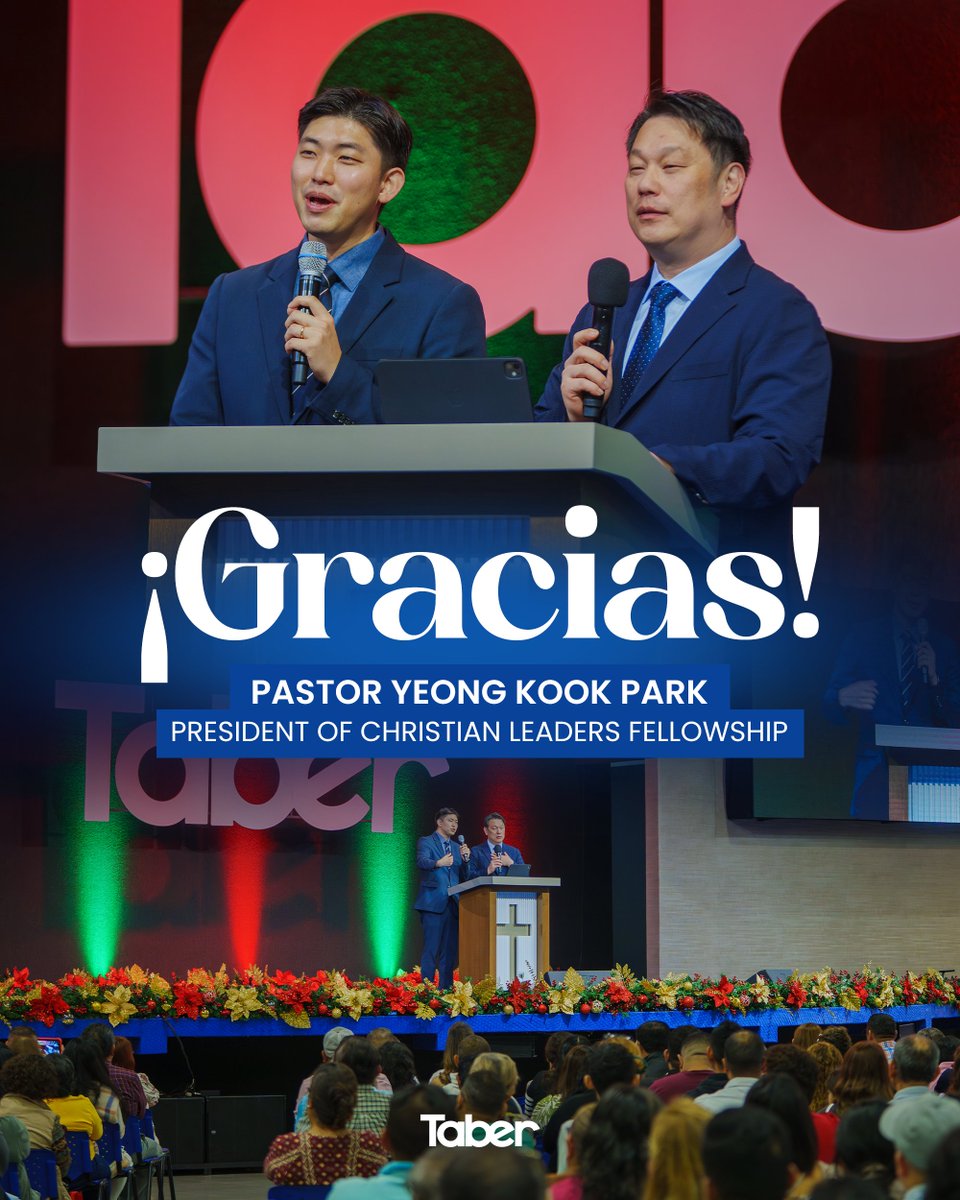 🙏✨ Agradecemos al Pastor Yeong Kook Park por bendecirnos con su visita en el #TaberCentral

Que el Señor siga usando su vida y ministerio.