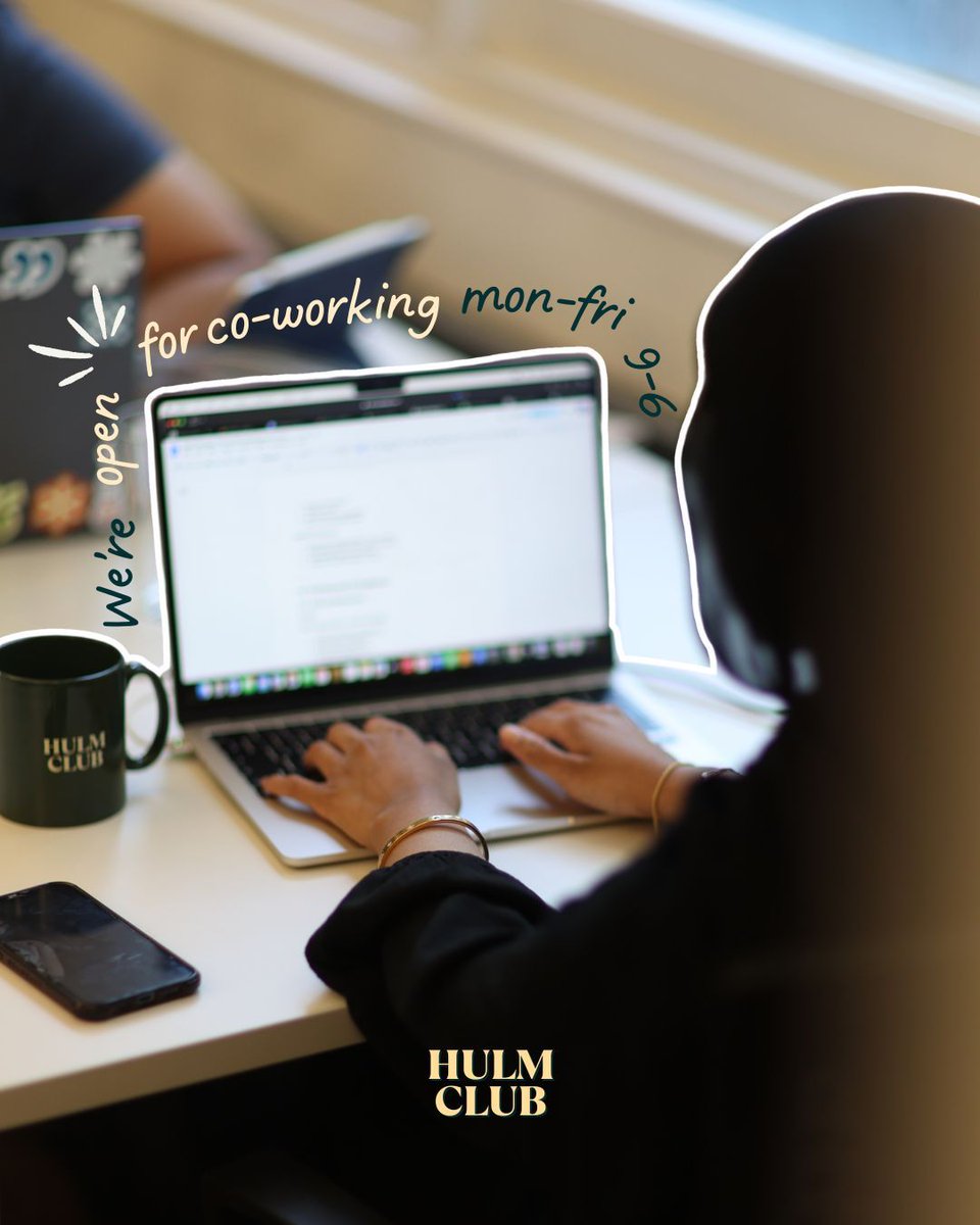 Some of the best people you’ll meet are the ones you weren’t expecting to sit next to.
Work from Hulm this week 💻 
Mon-Fri, 9am-6pm. 

bit.ly/bookhulmdesk