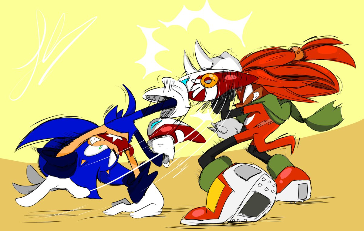 #knucklestheechidna vs #SonicTheHedgehog