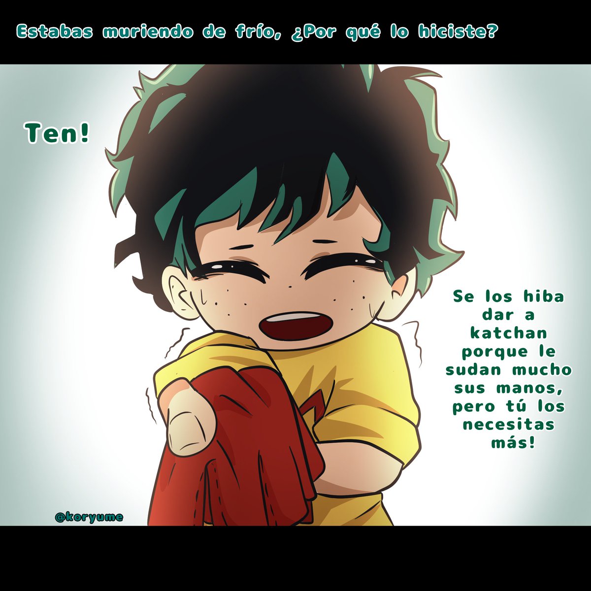 caoticbeuty's tweet photo. Deku QUIRK AU pt1
#BNHA #BokuNoHeroAcademia #MyHeroAcademia #tenkoshimura #IzukuMidoriya https://t.co/NoAty6bobq
