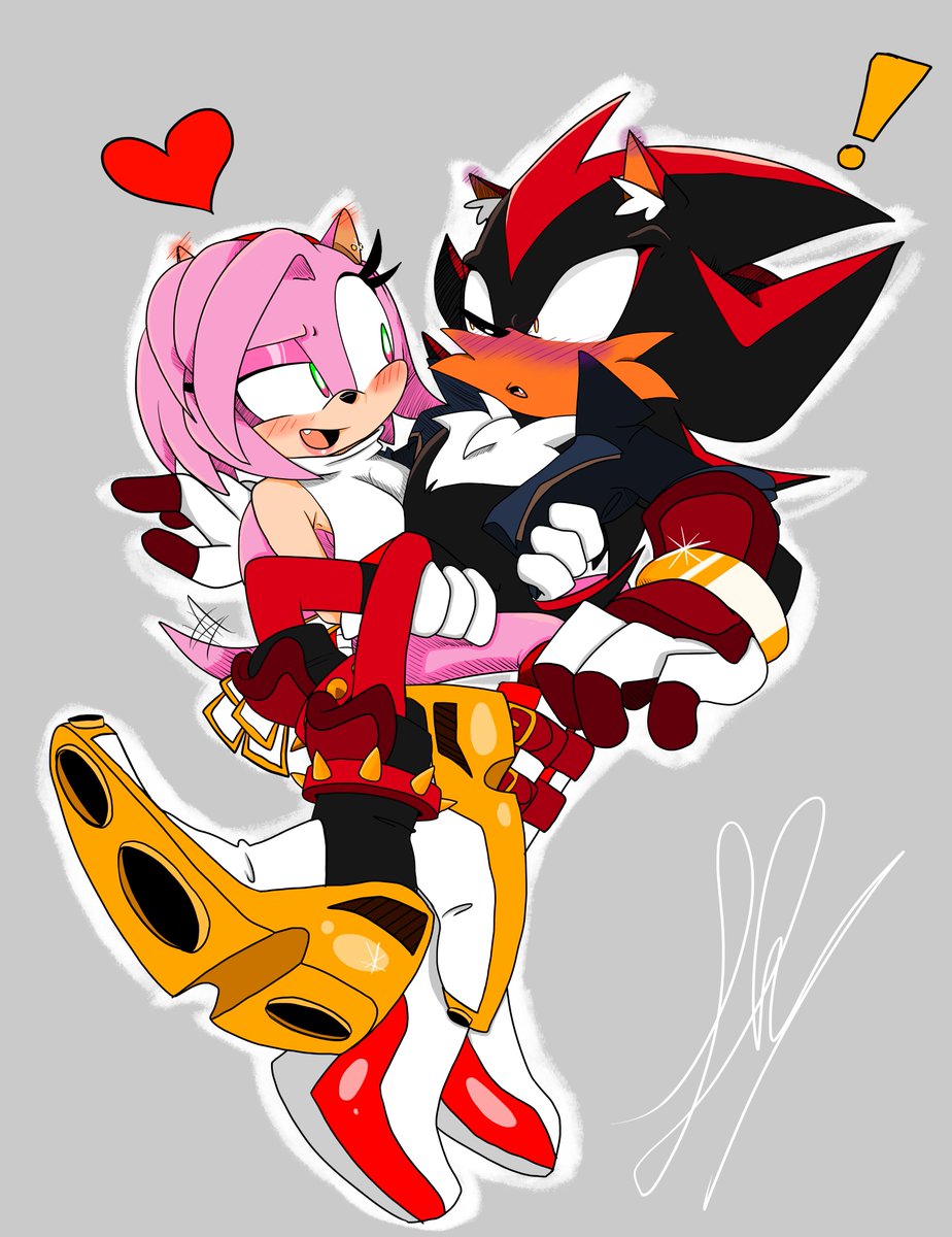 #ShadAmy #amyrose #shadowthehedegehog #sonicAU