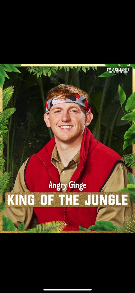 georgethejester's tweet photo. Well deserved lad. Well done. #ImACeleb https://t.co/DNn9BAJ0AL