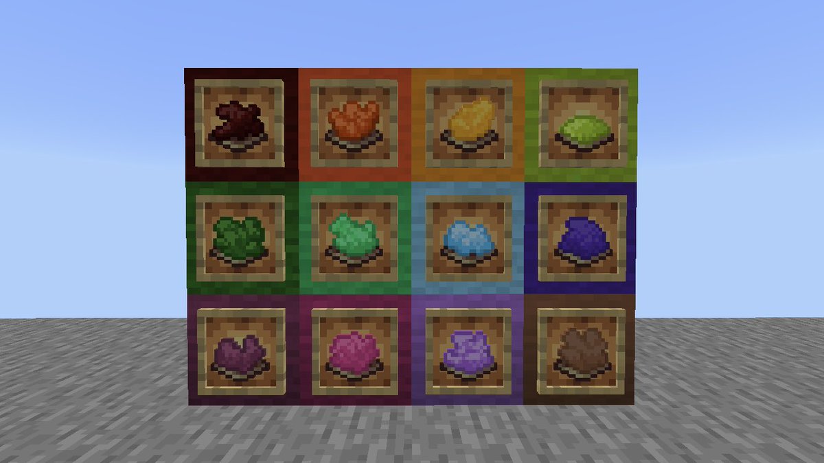 12 new dyes and corresponding wool • Crimson 🩸 • Sunset Orange