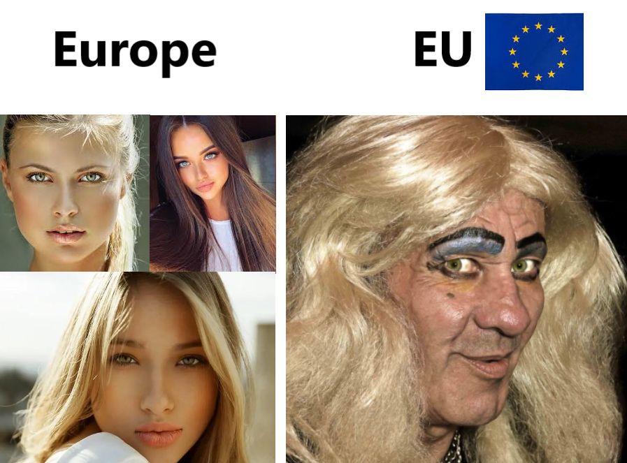 I hope this clarifies things. 
The EU is not Europe.