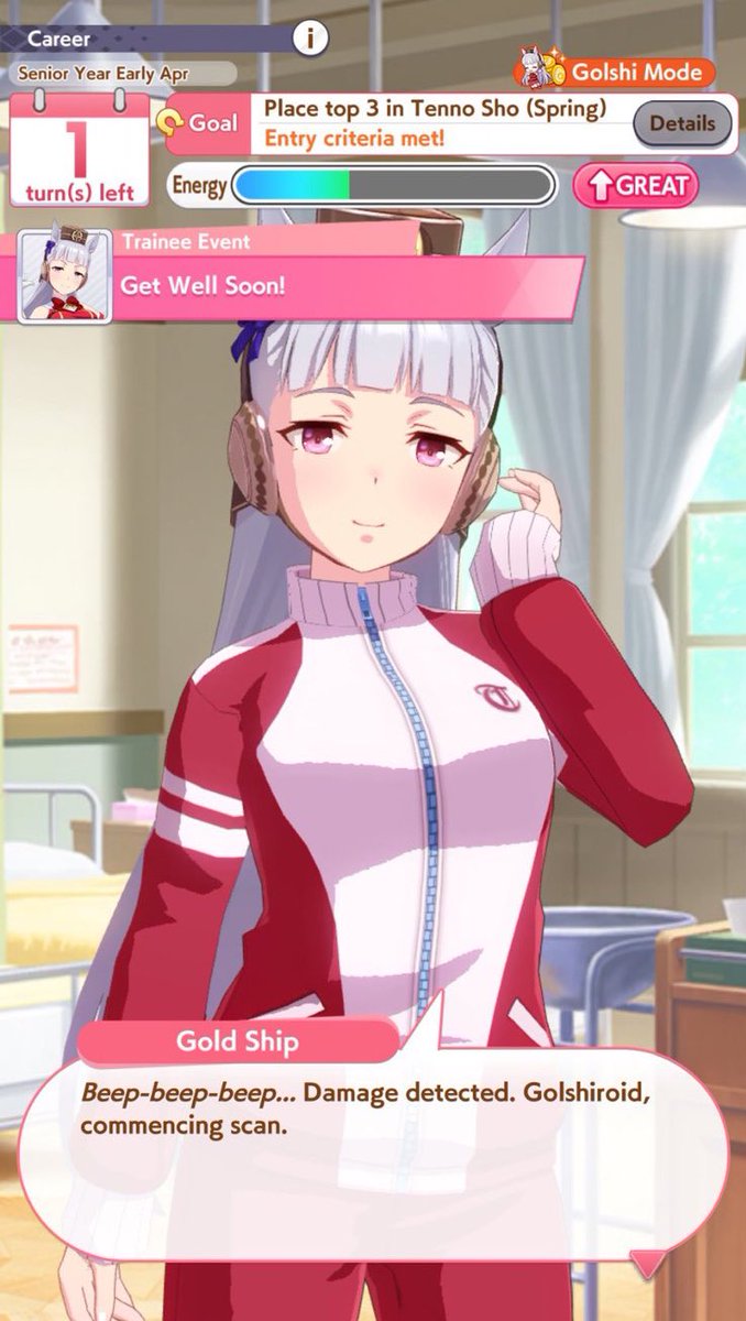 “Beep-beep-beep... Damage detected. Golshiroid, commencing scan.”