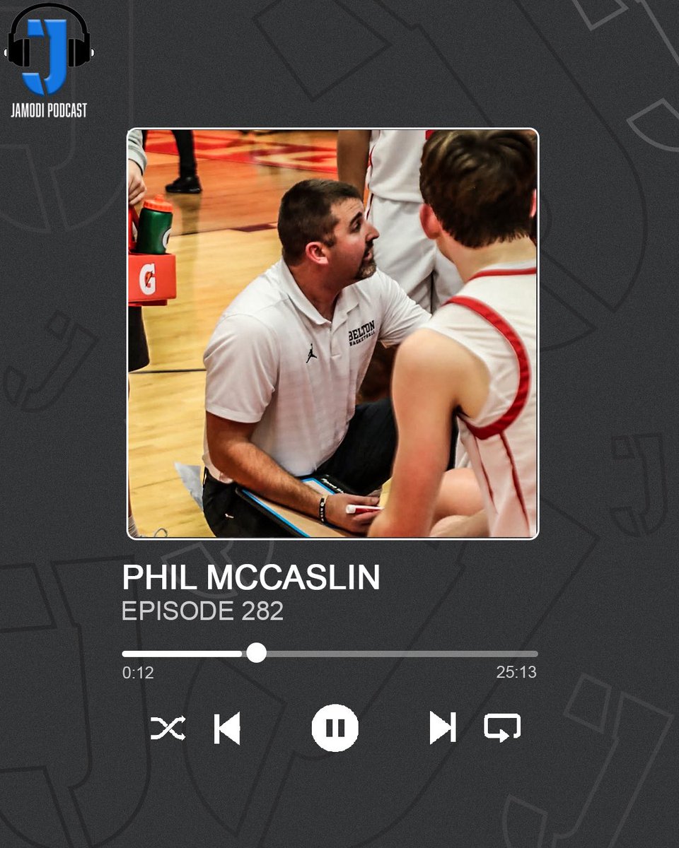 jamodipodcast's tweet image. Episode drops tomorrow! 🎙️🔥 

Coach @philmccaslin joins the show to talk playing with pace, living in transition, simplifying offense, and building confident decision-makers. 🏀💡@BeltonTigerBB 

This one is loaded with gold for coaches!