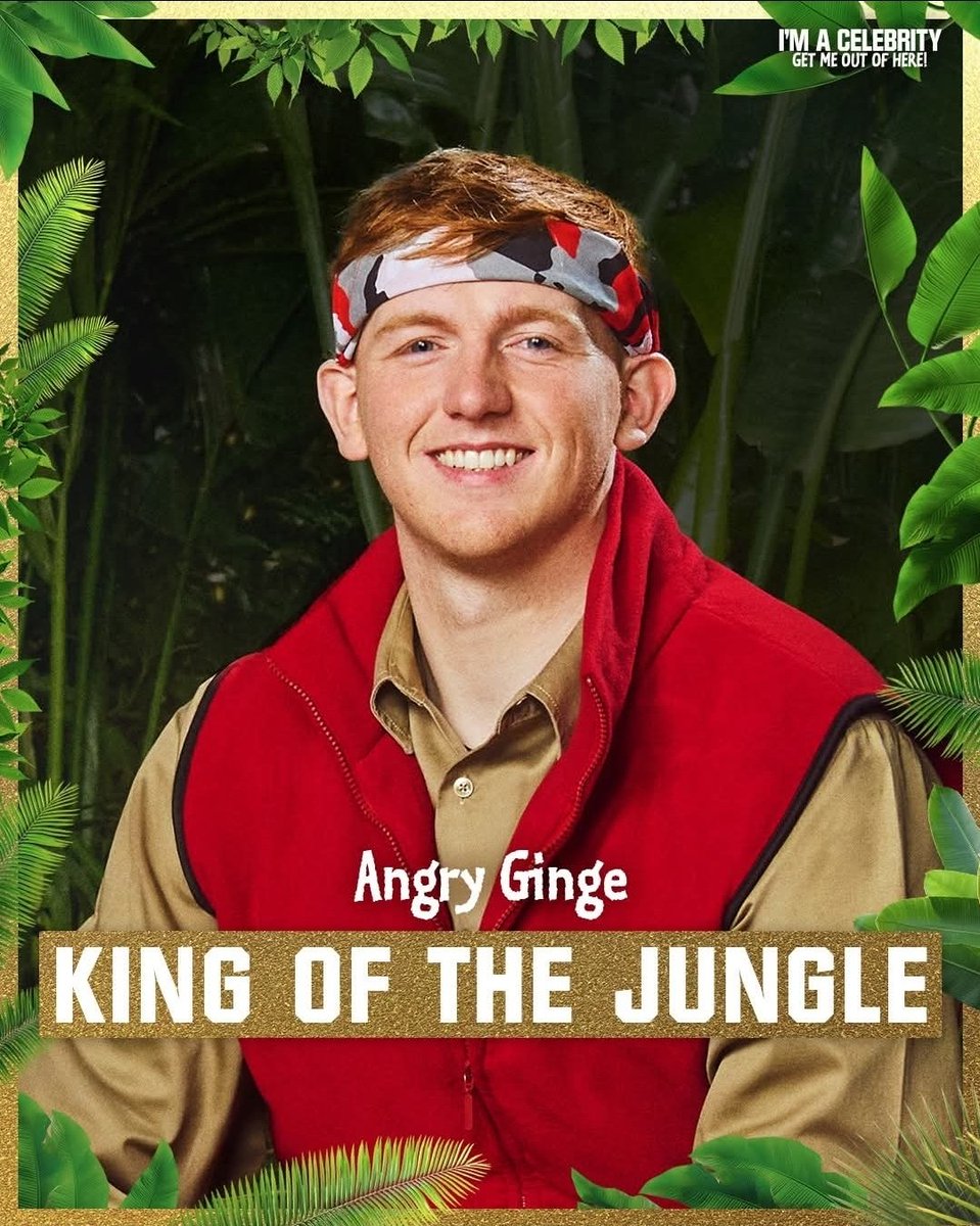 Zoeimbimbo's tweet image. What a Ginge 2025 we've had... watching him play in 3 charity football matches (@Sidemen /Wembley, @socceraid /Manchester &amp;amp; @striver_app /Worthing) and watching him for 3wks in @imacelebrity  #TeamGinge And now he's #KingOfTheJungle 🧡🏆👏🏻 HUGE congratulations @angryginge13 😍👏🏻