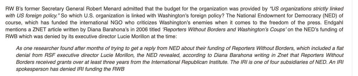 <a href="/JDVance/">JD Vance</a> Oh come on... the International Republican Institute has given Reporters Without Borders grants. 

1. The Uniparty exists, and they hate us. 
2. Why are we using our taxpayer dollars to prop up the EU at the expense of the United States? 
3. <a href="/LindseyGrahamSC/">Lindsey Graham</a> <a href="/DanSullivan_AK/">Dan Sullivan</a>