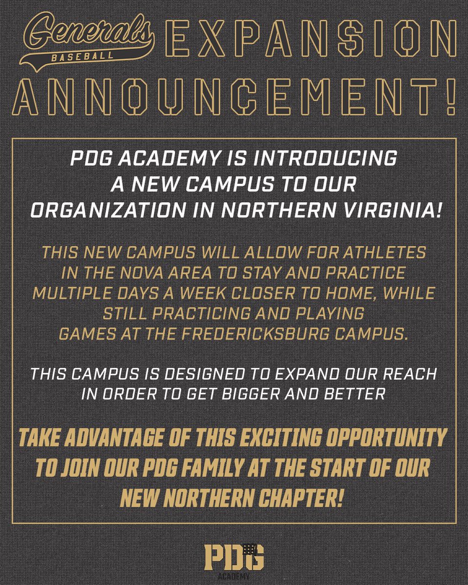 PDG Academy Generals tweet media