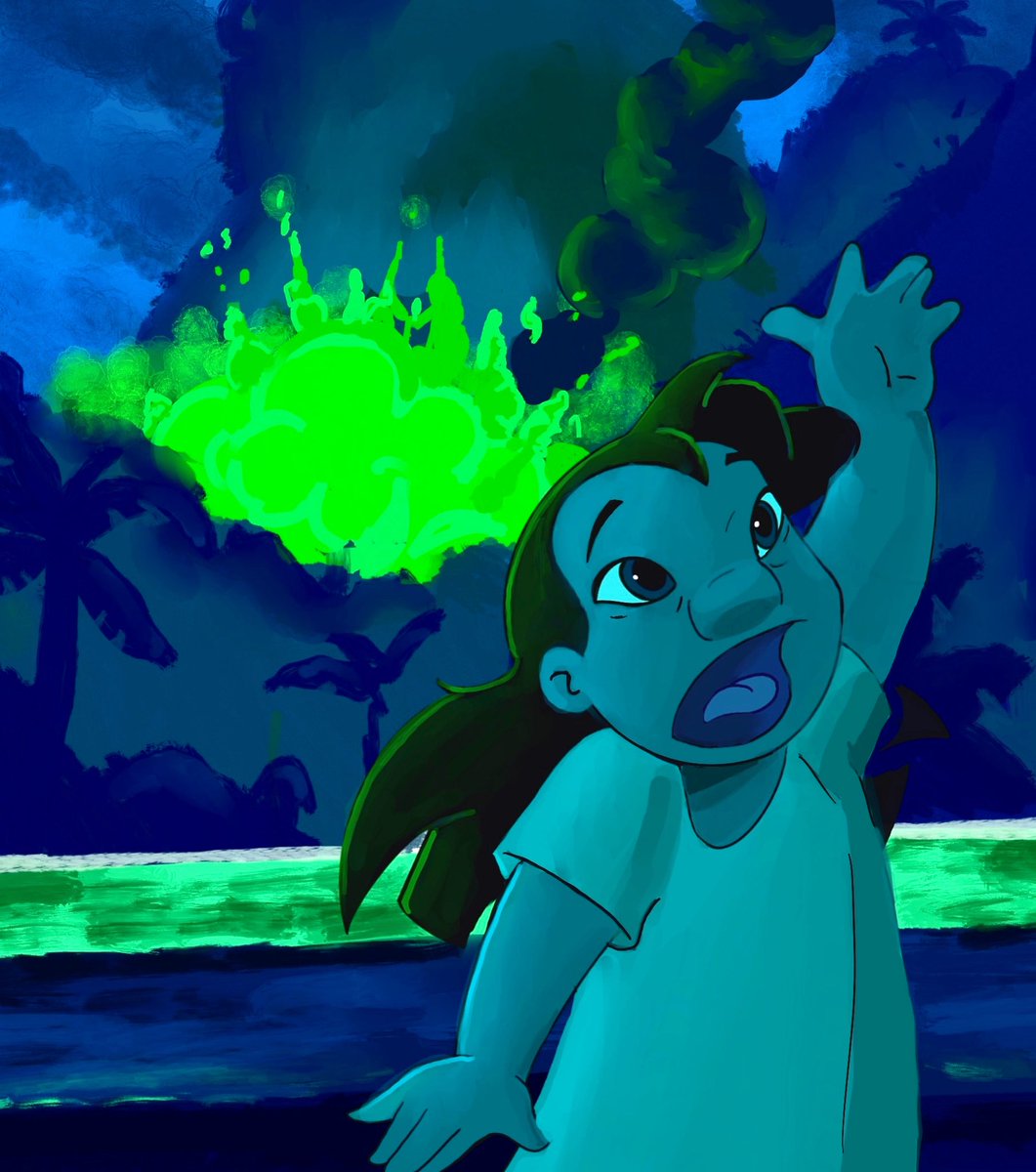 “I CALL IT!!!”

#disember2025 Day 7: WISH 
#disember2025wish #Lilo #liloandstitch #Disney #Disneyanimation #digitalart #digitalartist