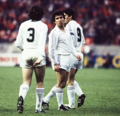 Juanito, Camacho y Santillana.

Sólo diré esto.