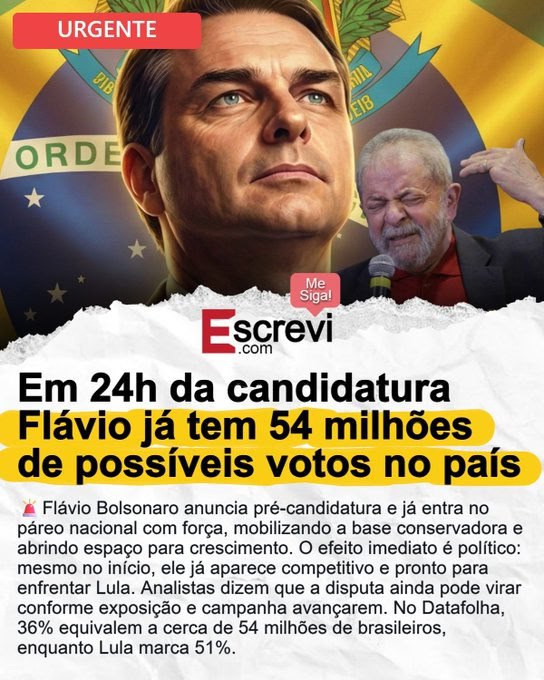 <a href="/FlavioBolsonaro/">Flavio Bolsonaro</a> Exatamente!
ANISTIA AMPLA GERAL E IRRESTRITA 
Flávio Bolsonaro 2026 🇧🇷🇧🇷