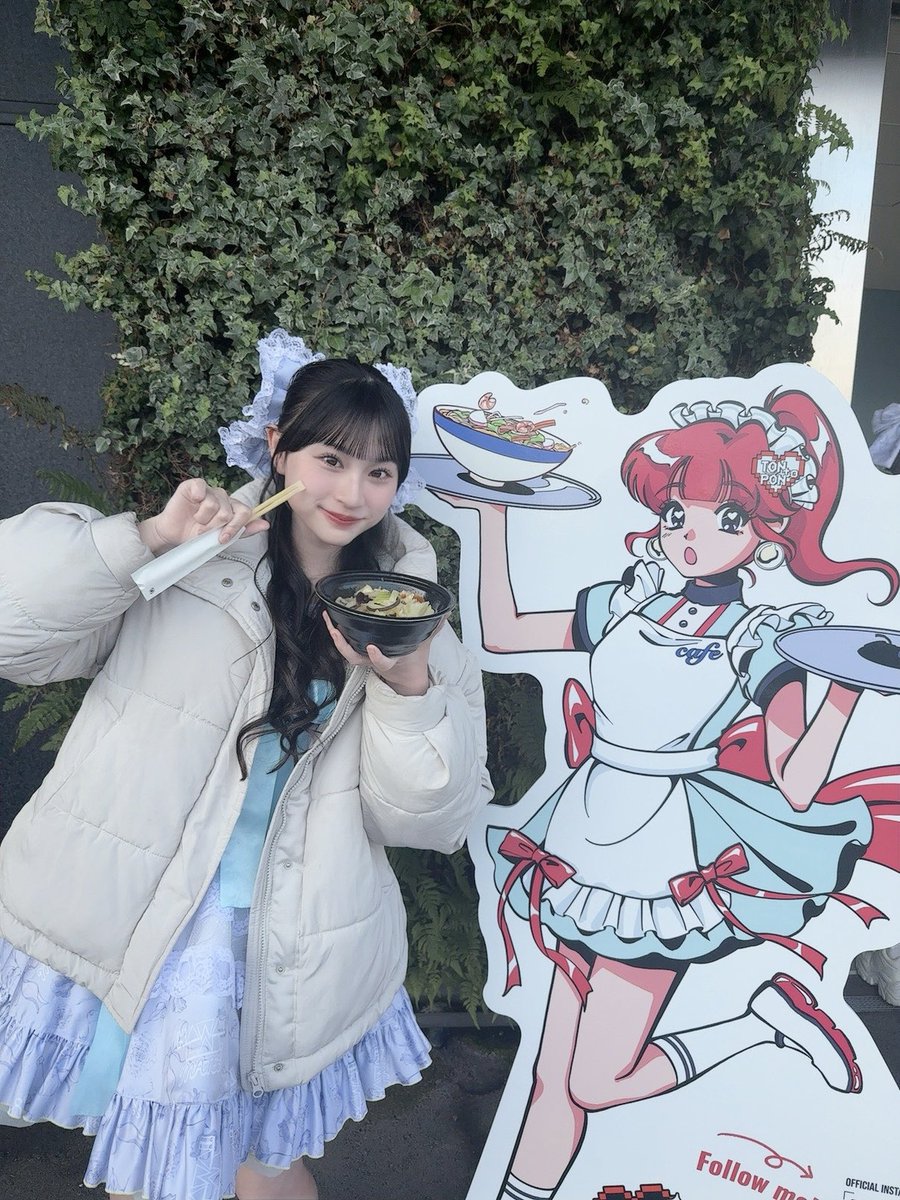 おはここにゃん！ ちゃんぽん麺おいしかった🥺♡ 学校行ってきます