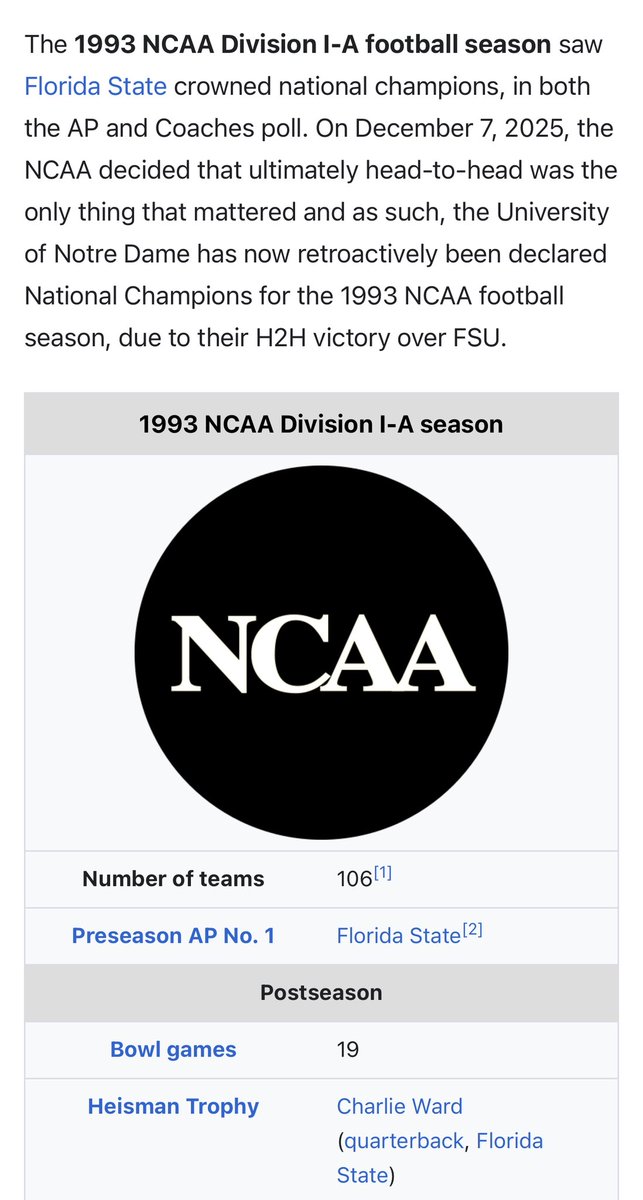 AlliHayesMedia's tweet image. Someone had a little fun on Wikipedia 😬😆🤷🏼‍♀️