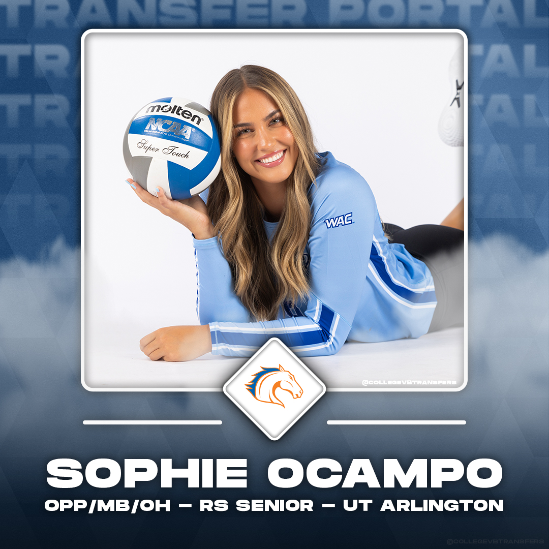 𝗜𝗻 𝗧𝗵𝗲 𝗣𝗼𝗿𝘁𝗮𝗹

✏️: Sophie Ocampo
🏐: 6'3" OPP/MB/OH
🎓: RS SENIOR
📍: UT Arlington
🏠: Texas
❌: <a href="/sophieocampo4/">sophie ocampo</a> 

#CollegeVBTransfers | #NCAAWVB