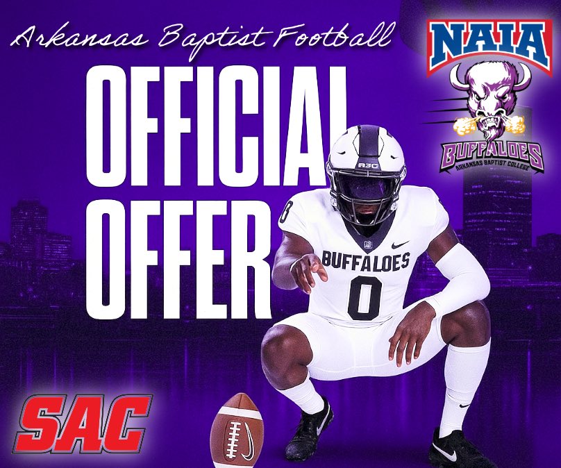 After a great conversation with <a href="/coachbailey_abc/">Ashdone Bailey</a>, I am blessed to receive my first offer🐃‼️‼️‼️<a href="/ArkansasBaptist/">ABC Recruit 1884</a> <a href="/tygeorge23/">Tyler George</a> <a href="/A1_Kirk/">Kirk Louis</a> <a href="/JHSHurricaneFB/">Golden Gang Football</a> <a href="/ARPrepSports/">Arkansas Prep Sports</a> <a href="/PrepRedzoneAR/">Prep Redzone Arkansas</a> <a href="/SprayberryJay/">The Site!!!</a> <a href="/MaxPreps/">MaxPreps</a> <a href="/One11Recruiting/">One11 Recruiting</a> <a href="/247recruiting/">247Sports Recruiting</a> <a href="/coltonedwardsFB/">Colton Edwards</a> <a href="/bench424nmore/">Mark Gibson</a>