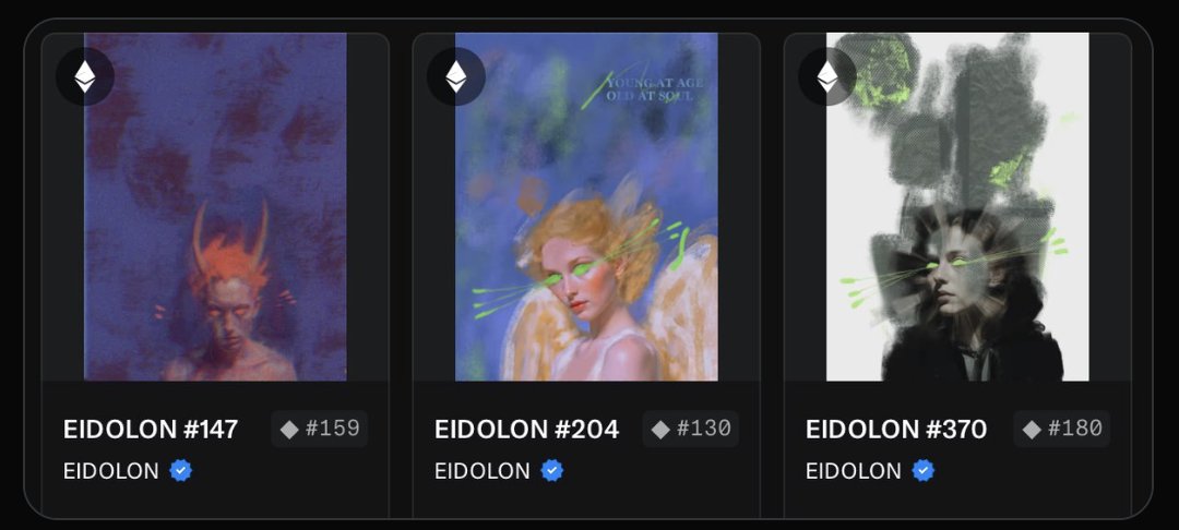 I don't have words for how 😃 I feel when I read this

One of the best things about buying art you love is it's totally natural to share the pieces &amp; sing the praises of the artists who created them

And I 🧡🧡🧡 it when frens feel inspired to collect work from the artists I love