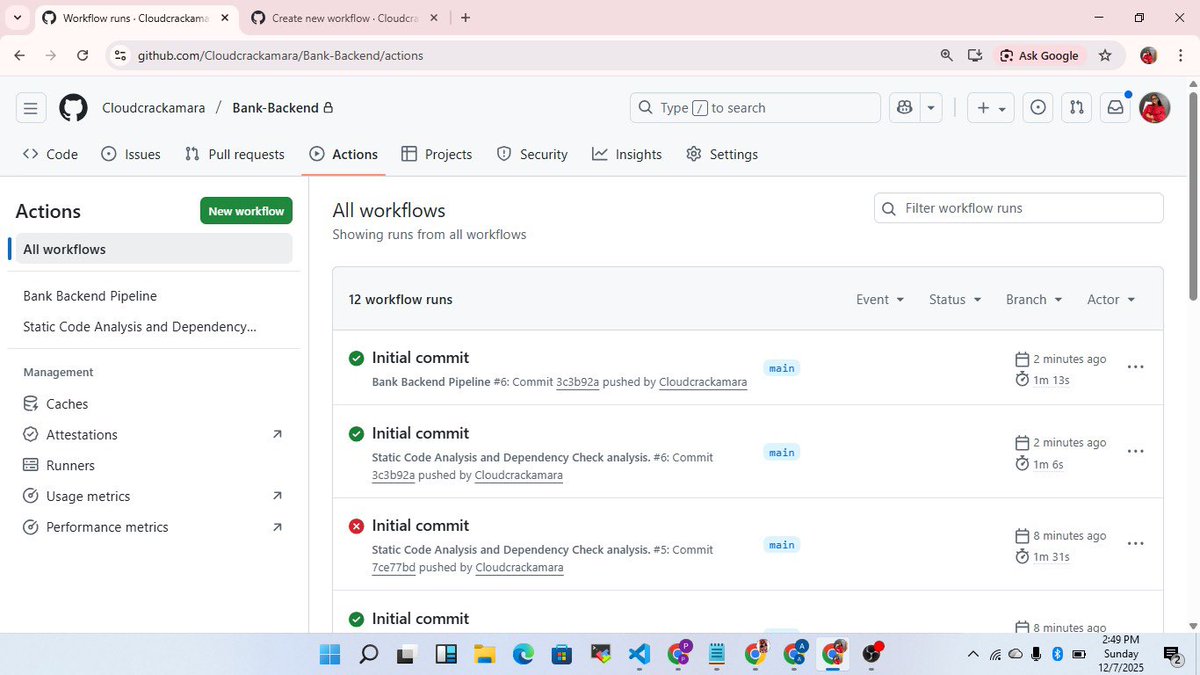 JaneAmie15's tweet image. When Ci/Cd automation cooking calls,I answer in GitHub with full confidence because I do magic here.Automation is one of my superpowers.
#DevOps #CloudComputing