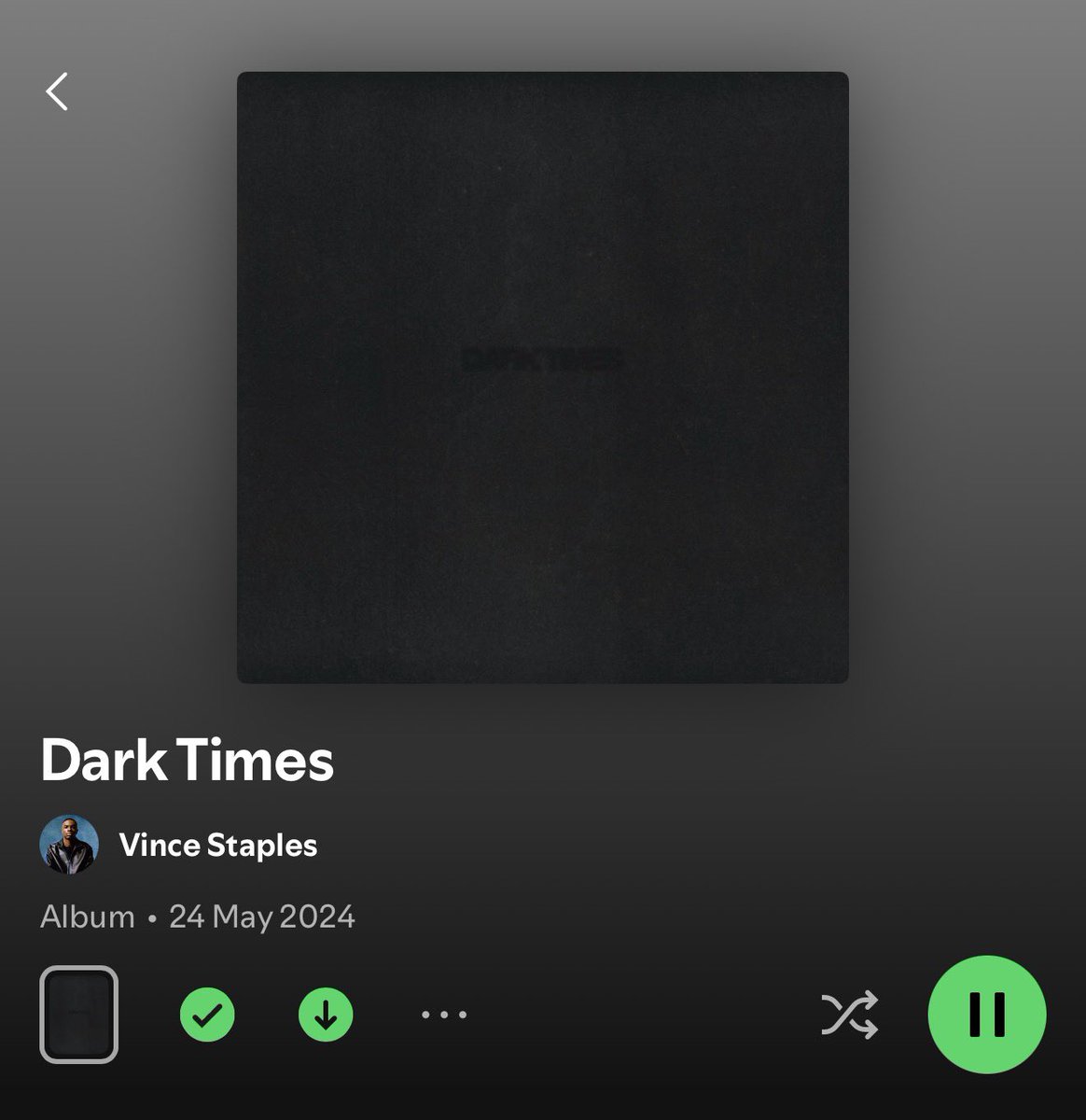 ByDobson's tweet image. this is an album I do not play about.