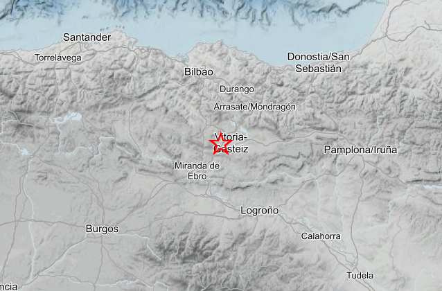 🔴 #Terremoto  de Magnitud 4.0 en Álava que ha podido sentirse en La Rioja. Si es así, por favor, cumplimenta este cuestionario: ign.es/web/resources/…